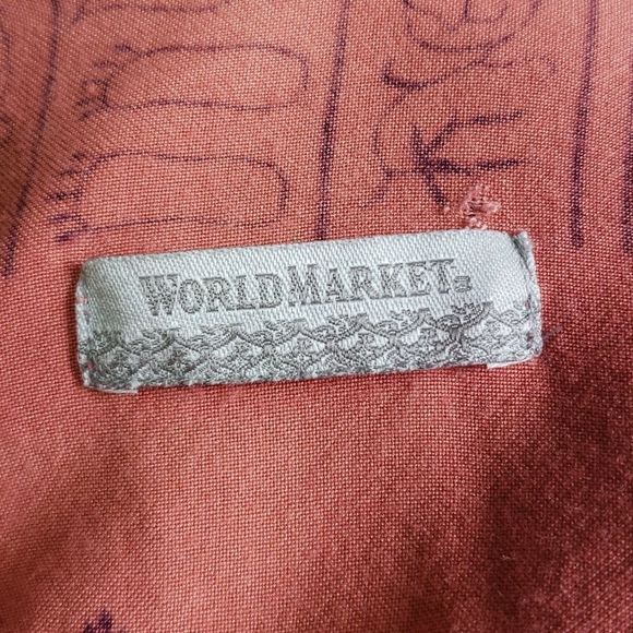 WorldMarket distressed edges    ethnic wrap with sleeves, sz OS - Picture 4 of 5